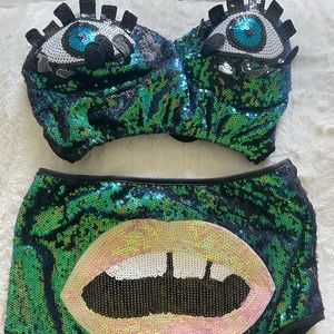 two pieces women festival outfit